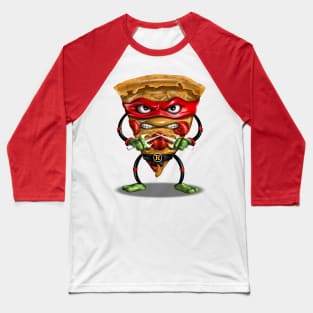 Ninja Pizza Baseball T-Shirt